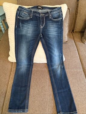 Women’s Dark Blue Stretch Denim Jeans